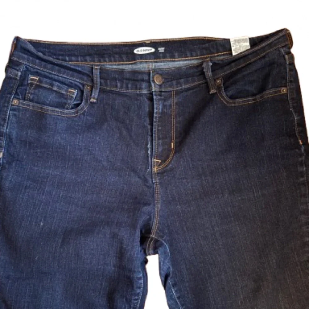 Old Navy Curvy Skinny Dark Wash Stretch Jeans | Women’s Size 14